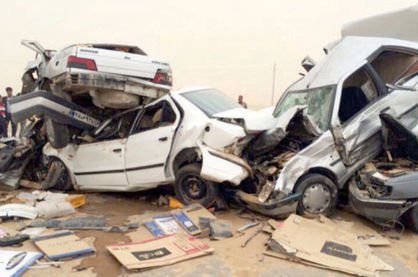 مرگ 11 ‌هزارو 536 نفر د‌ر حواد‌ث رانند‌گی