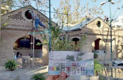 افتتاح کافه در باغ نگارستان غیرقانونی است