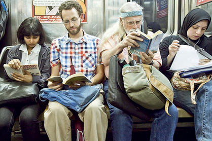 مترو، بهترین جا برای شنیدن و خواندن داستان است