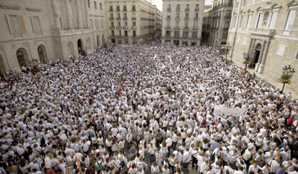 تظاهرات وحدت در سراسر اسپانیا