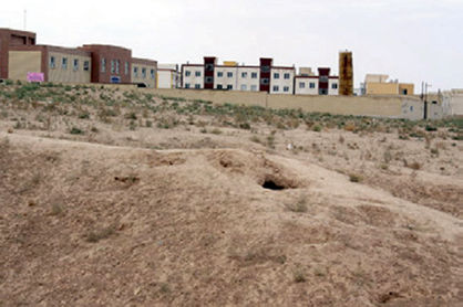 سفال‌های مدفون شده در مسکن مهر
