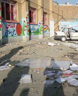 خسارت‌های سنگین به مدرسه اسلام‌آباد ارومیه