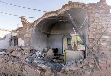 آسیب جد‌ی زلزله به آثار تاریخی کرمان
