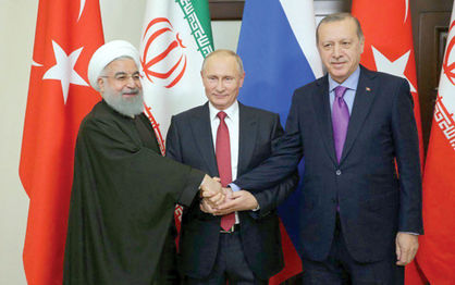 همکاری ایران، روسیه و ترکیه برای صلح در منطقه