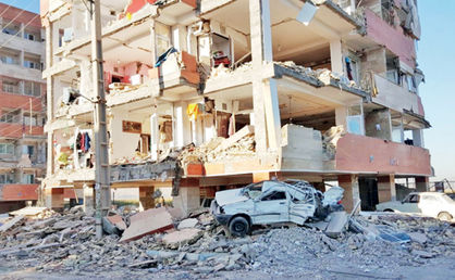 68  درصد مساحت ایران در ناحیه پر خطر زلزله