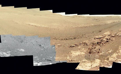 آخرین محل استقرار کاوشگر «فرصت» در مریخ