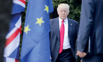 تهدید ترامپ به تحمیل درد اقتصادی به اتحادیه اروپا