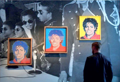 نمایشگاهی با تصویر «مایکل جکسون» در لندن