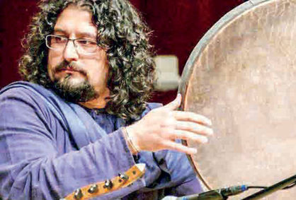 نوازنده ایرانی در فستیوال جهانی سازهای کوبه‌ای