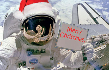 هدیه کریسمس برای فضانوردان ایستگاه فضایی