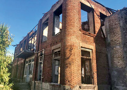 احتمال عمدی بودن آتش‌سوزی در خانه‌ای تاریخی