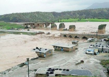 خسارت سنگین سیلاب به آثار تاریخی لرستان