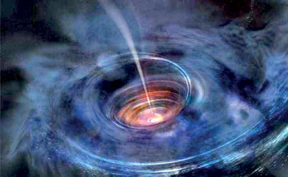انتشار نخستین تصویر از افق رویداد سیاهچاله