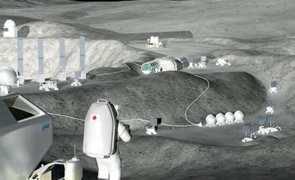 ربات‌ها در ماه پایگاه می‌سازند