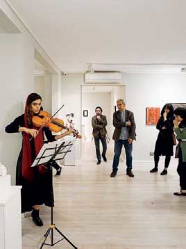 جوزپه‌ باریلارو در گالری ساربان