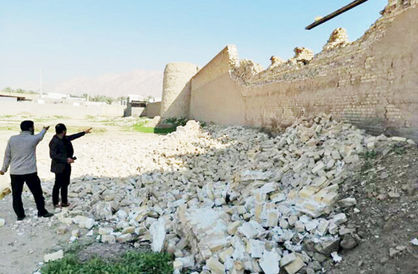 زلزله بوشهر، قلعه کلات را مجروح کرد