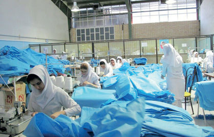 تولید ۶۰ هزار لباس ایزوله بیمارستانی با مشارکت بنیاد برکت