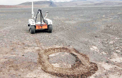 آزمایش کاوشگر مریخ 
در ایسلند