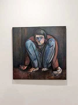 نقاشی‌های علی دالوند در خانه هنرمندان