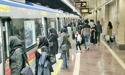 رشد ۷ درصدی سفر با مترو نسبت به سال گذشته