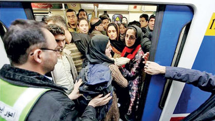 وداع با فاصله‌گذاری اجتماعی در مترو؟