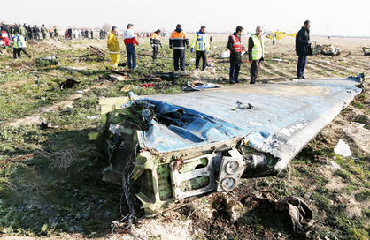 ارسال گزارش سقوط هواپیمای اوکراینی به کشورهای مربوطه