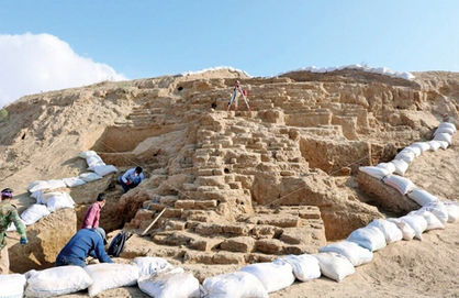 کشف بقایای دژ تاریخی مربوط به دوره هخامنشی