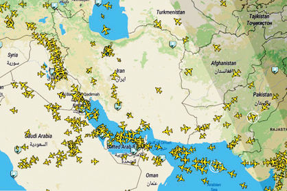 مسیر هوایی ایران حذف شدنی نیست