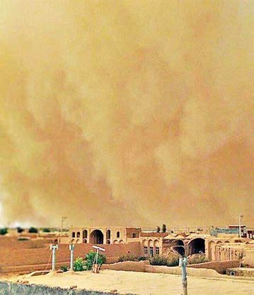 تداوم توفان شن در اصفهان و یزد