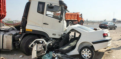 میانگین مرگ روزانه ۴۶،۵ نفر در حوادث رانندگی کشور