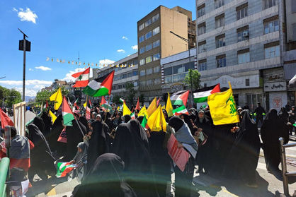 برگزاری راهپیمایی روز جهانی قدس در تهران و سراسر کشور