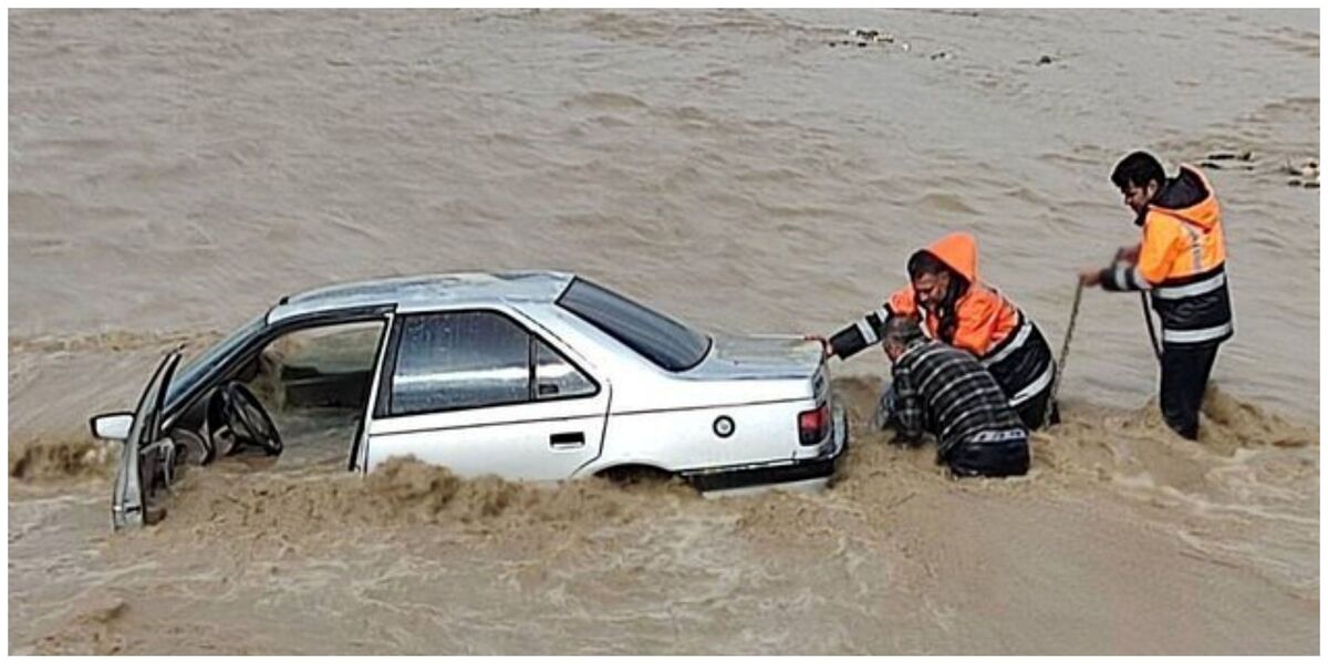 ببینید / ویدئویی از وخامت اوضاع سیلاب در سیستان و بلوچستان