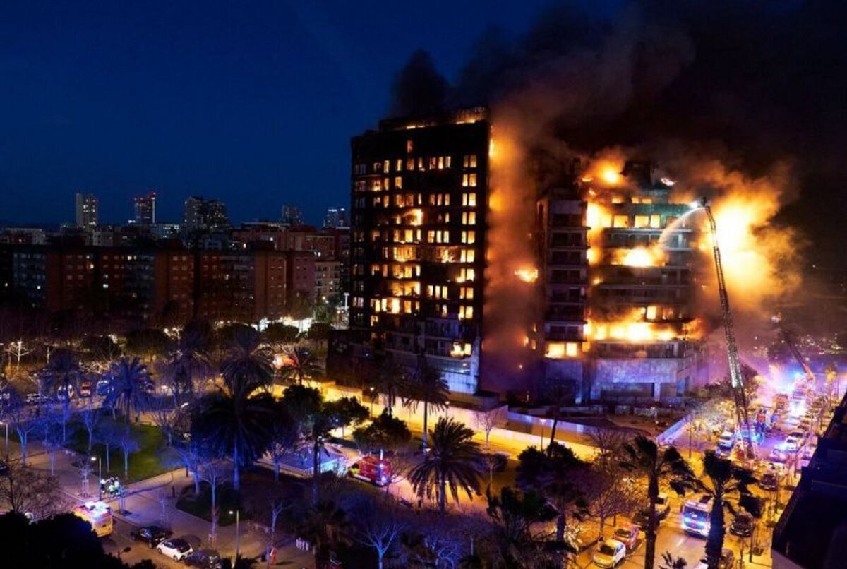 افزایش کشته‌های آتش سوزی یک برج در اسپانیا