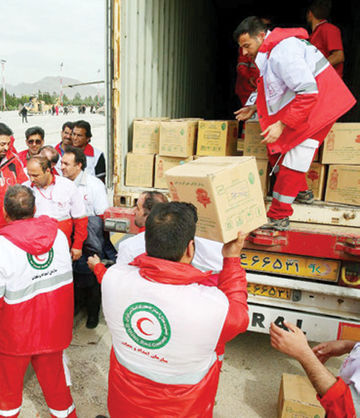 ارسال محموله ۴۰ تنی اقلام بشردوستانه ایران برای سیل‌زدگان لیبی