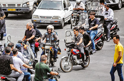 تردد ۳۰ درصد موتورسیکلت‌های کشور در پایتخت