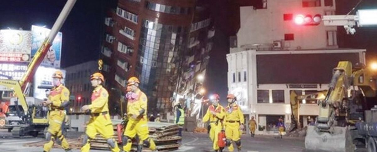 شوك و اندوه در مناطق زلزله‌زده تايوان؛ صدها نفر هنوز گرفتارند