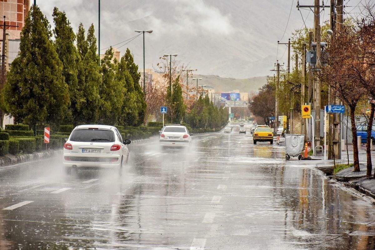 بارش باران در بیشتر استان‌های کشور