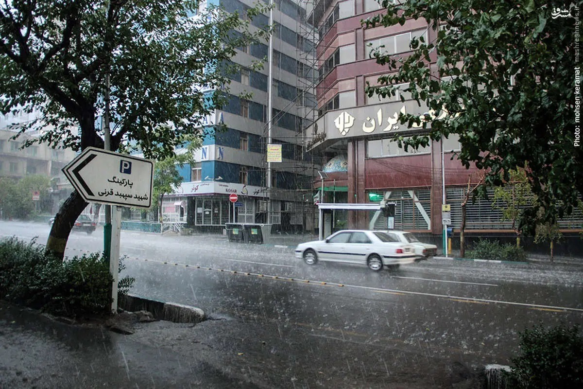 کاهش ۴۰ درصدی وضعیت بارش‌ها در تهران نسبت به حالت نرمال