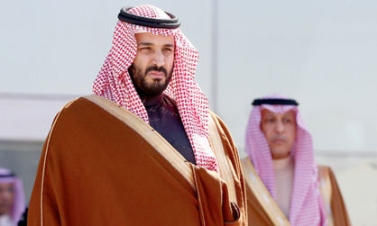 محمد بن سلمان در مسیر باد