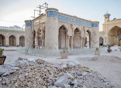 60 سال برای مرمت مسجد عتیق شیراز