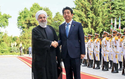 نخستوزیر ژاپن وارد تهران شد