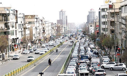 ترافیک نسبتا سنگین در ۶ معبر اصلی پایتخت