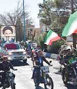 راهپیمایی خودرویی ۲۲ بهمن در شهرهای قرمز