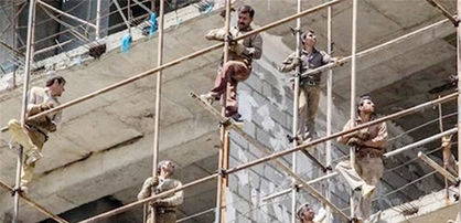بیتوجهی به بیمه کارگران ساختمانی همچنان ادامه دارد