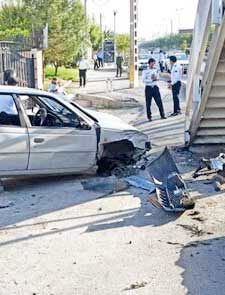 هر دقیقه یک تصادف در تهران رخ میدهد