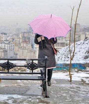 پیشبینی بارش باران و برف در تهران