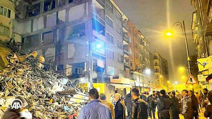 ببینید| اولین تصاویر بعد از زلزله شدید در ترکیه