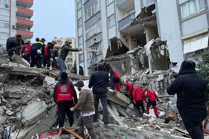 ببینید| تصاویر هوایی از حجم تخریب ساختمان‌ها در ترکیه پس از زلزله
