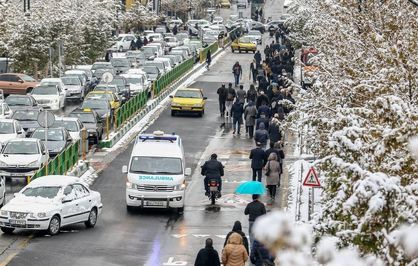 برف خیابان‌های تهران را مسدود کرد؟