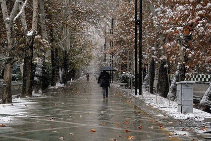 آغاز دوباره بارش برف و باران با ورود سامانه بارشی جدید به کشور